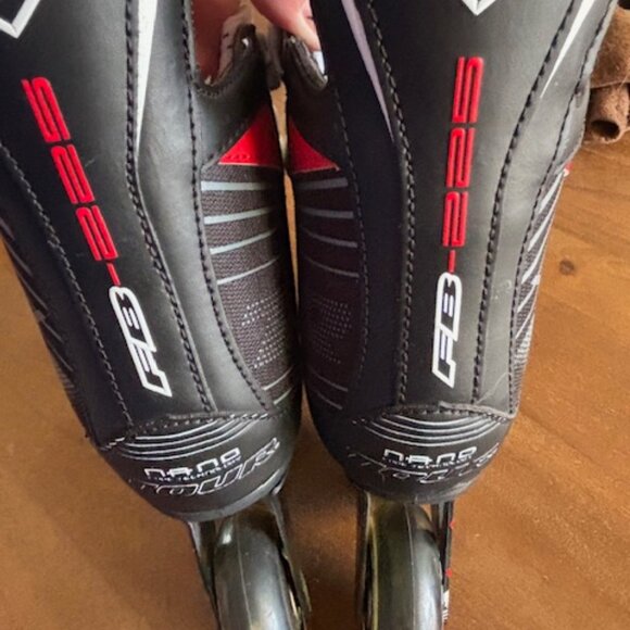 Tour FB-225 Nano Tech In Line Skates Youth Adjustable Size 1-4 Tri Coil System - Picture 9 of 14